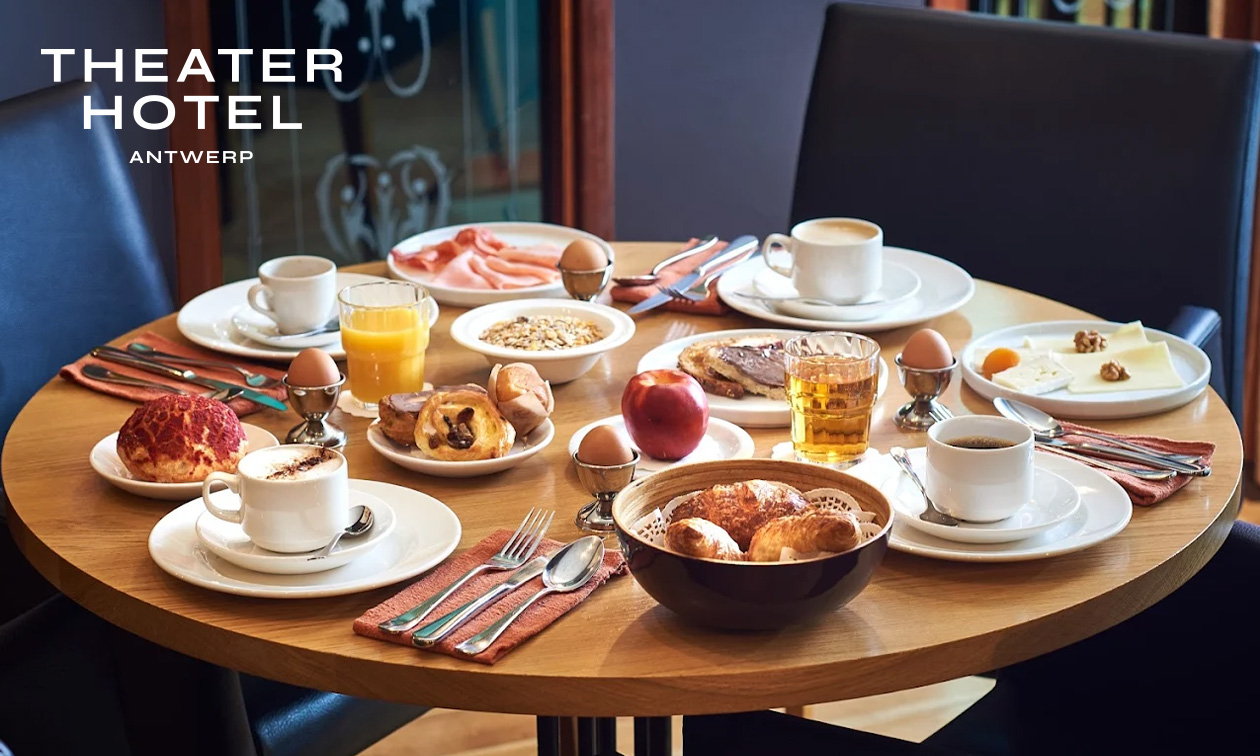 Luxe ontbijt + glas cava in hartje Antwerpen