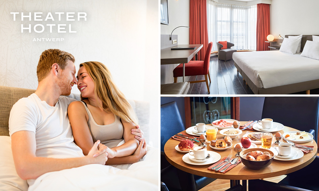 Übernachtung für 2 + Willkommensgetränk + Frühstück + mehr im Herzen von Antwerpen
