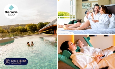Übernachtung für 2 + Frühstück + Massagesessel + Wellness bei Thermae 2000