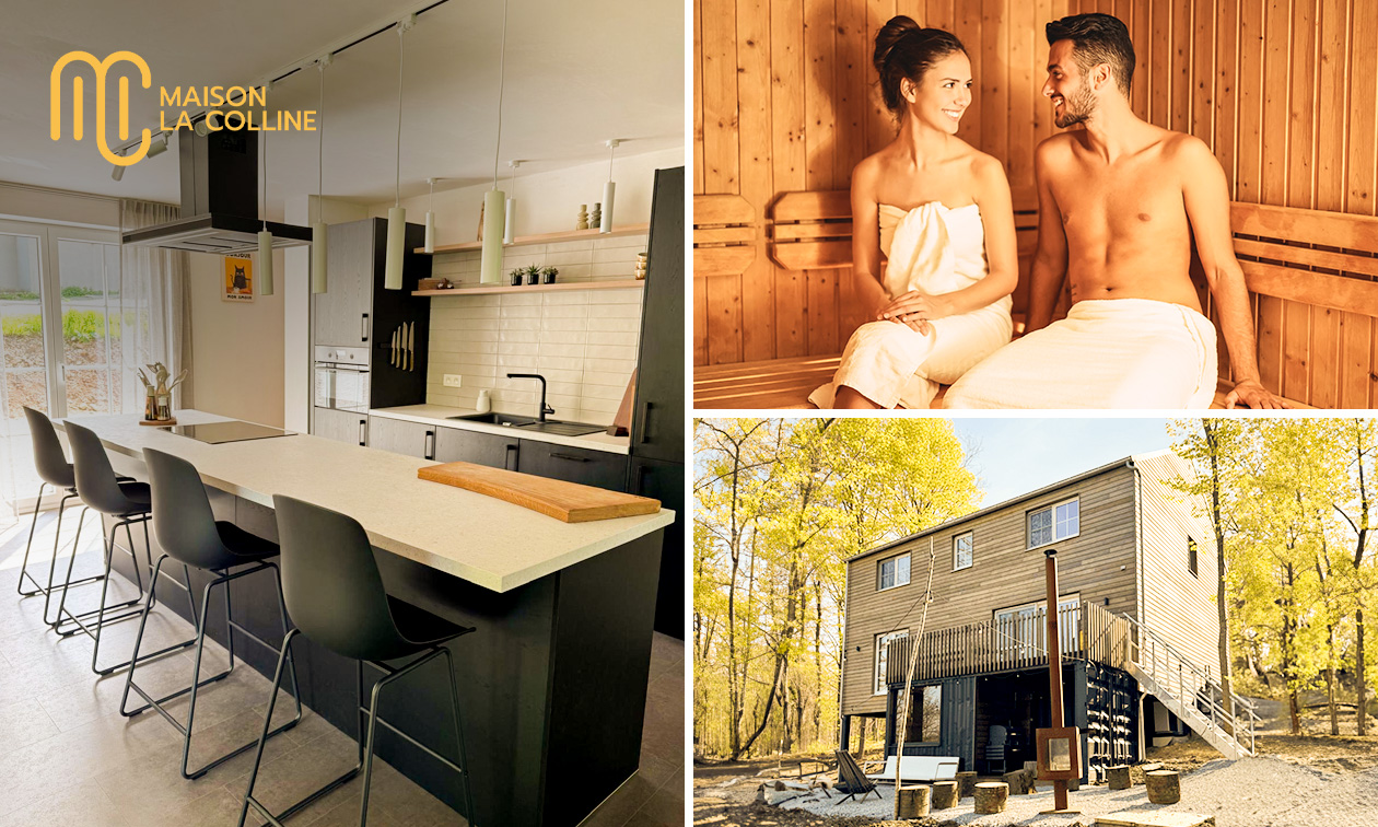 Wochenmitte oder Wochenende für 8 in einem Ferienhaus mitten in den belgischen Ardennen