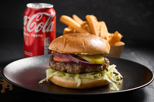 Burgermenu hos nyåbnede Burger World