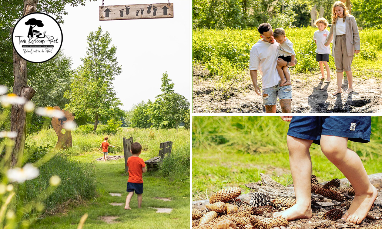 Entree blotevoetenpad (1 uur) + luxe bittergarnituur + drankje bij Toon Kortooms Park