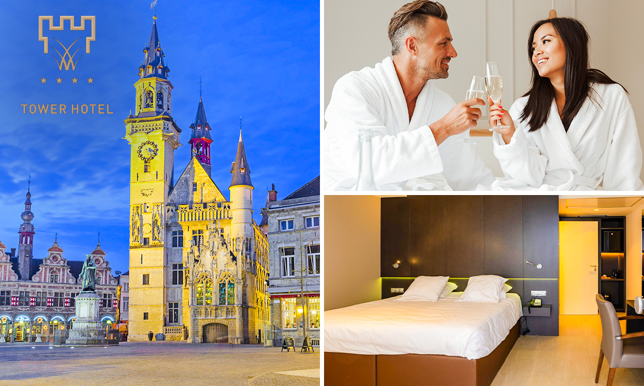 Übernachtung für 2 + Frühstück + Late Check-out + Getränk im Herzen von Aalst