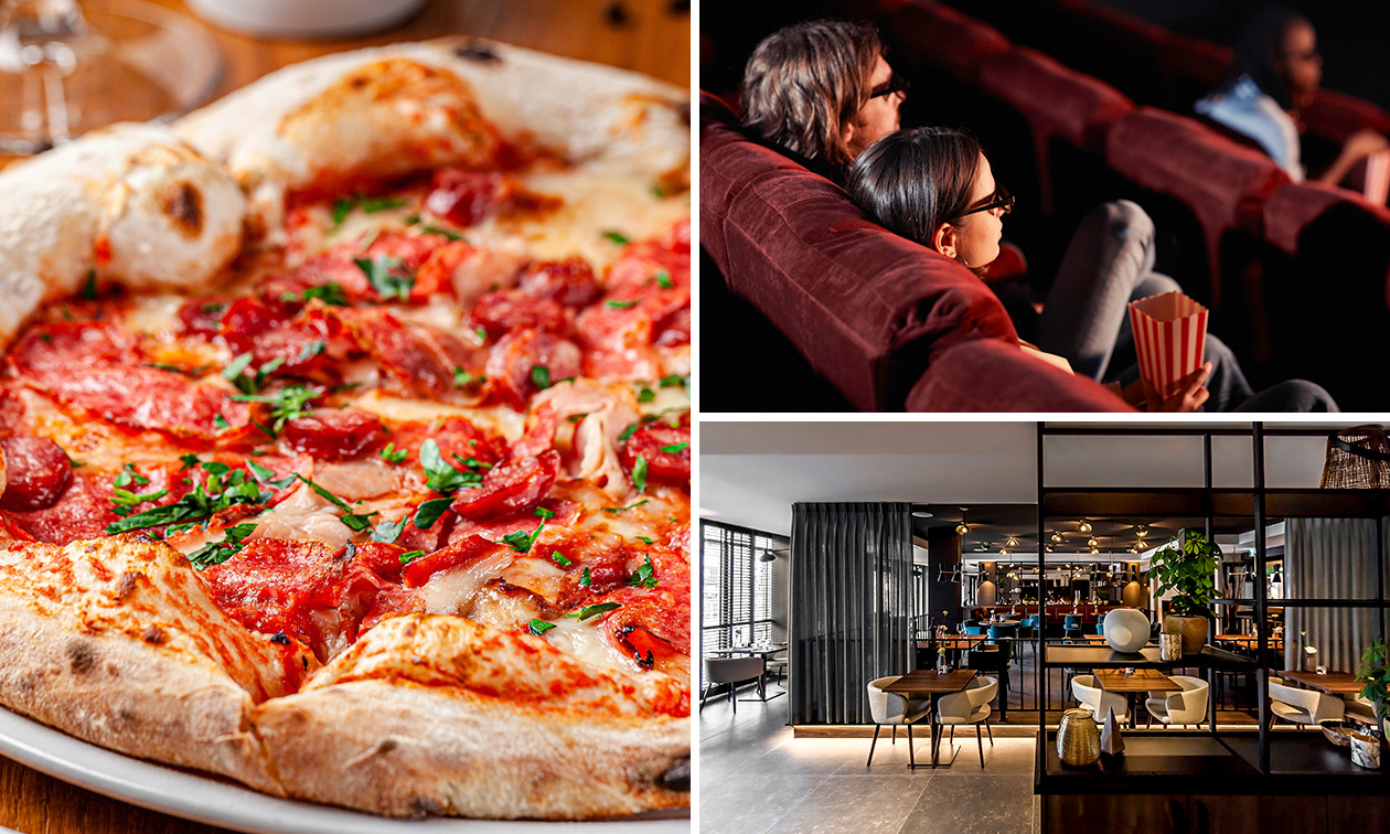 3-gangen diner à la carte + evt. filmticket bij Trattoria Culaccino