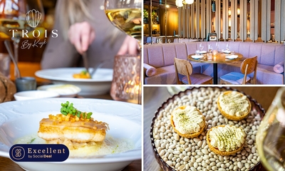 Culinaire 2-gangenlunch + koffie/thee bij Trois in hartje Deventer