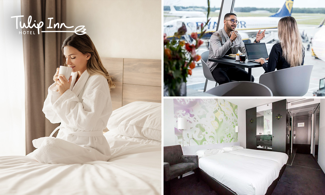 Übernachtung für 2 + Frühstück + Willkommenshäppchen beim Flughafen Eindhoven