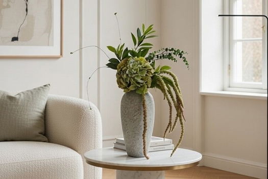 Kunstig buket med hortensia 