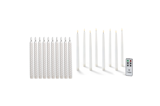 LED stearinlys i 2 varianter