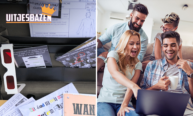 Online moordspel bij jou thuis (2 tot 5 personen)