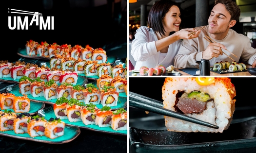 All-You-Can-Eat sushi (2 uur) + ijs bij UMAMI
