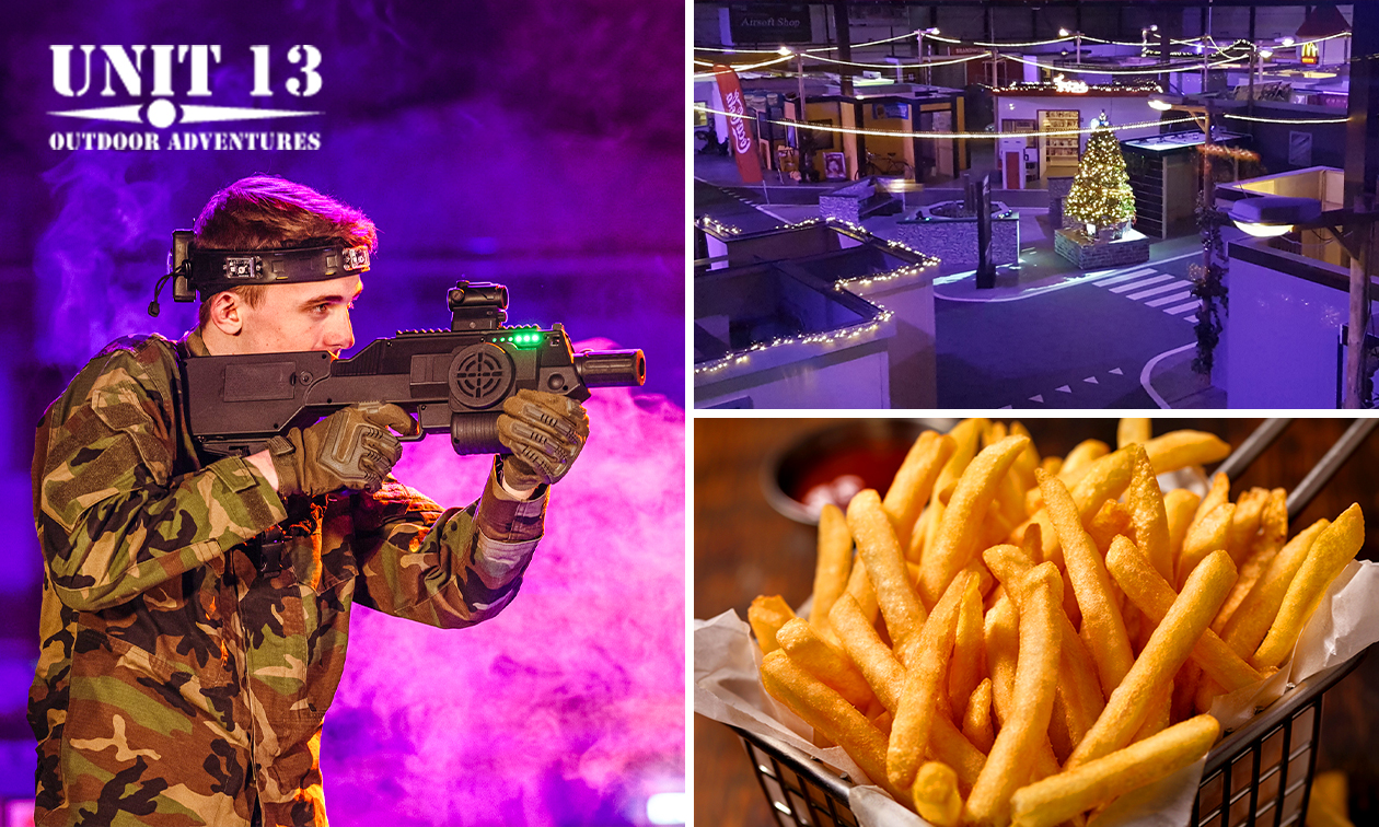 Lasergame (1 oder 2 Stunden) + Pommes + optional Laser Maze (1 Stunde)