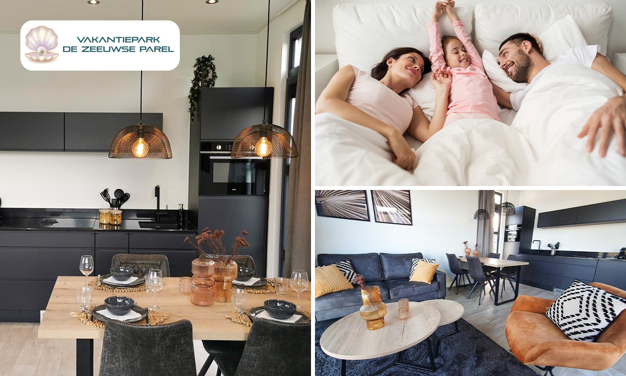 3, 4 oder 7 Übernachtungen für 4 oder 5 Pers. in einem Chalet an der Küste Zeelands