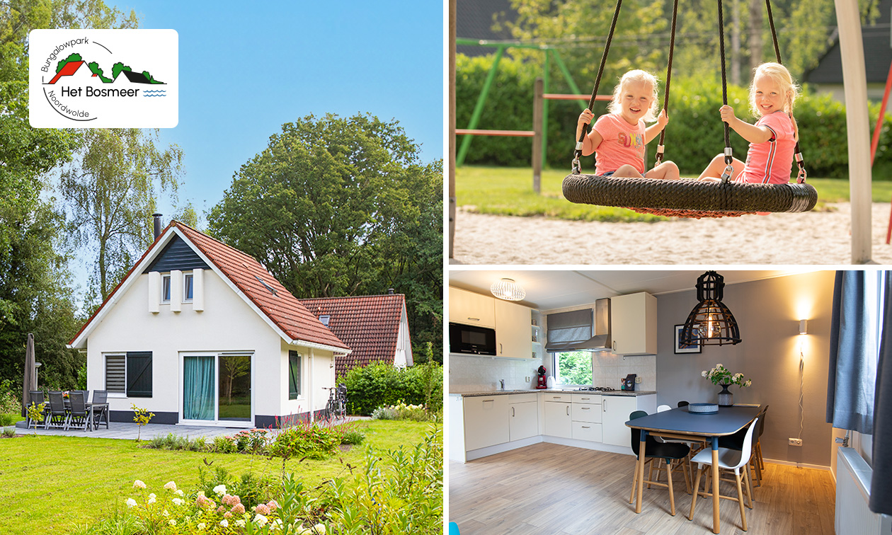 Wochenmitte oder Wochenende für 4 bis 6 Personen im Vakantiepark Het Bosmeer