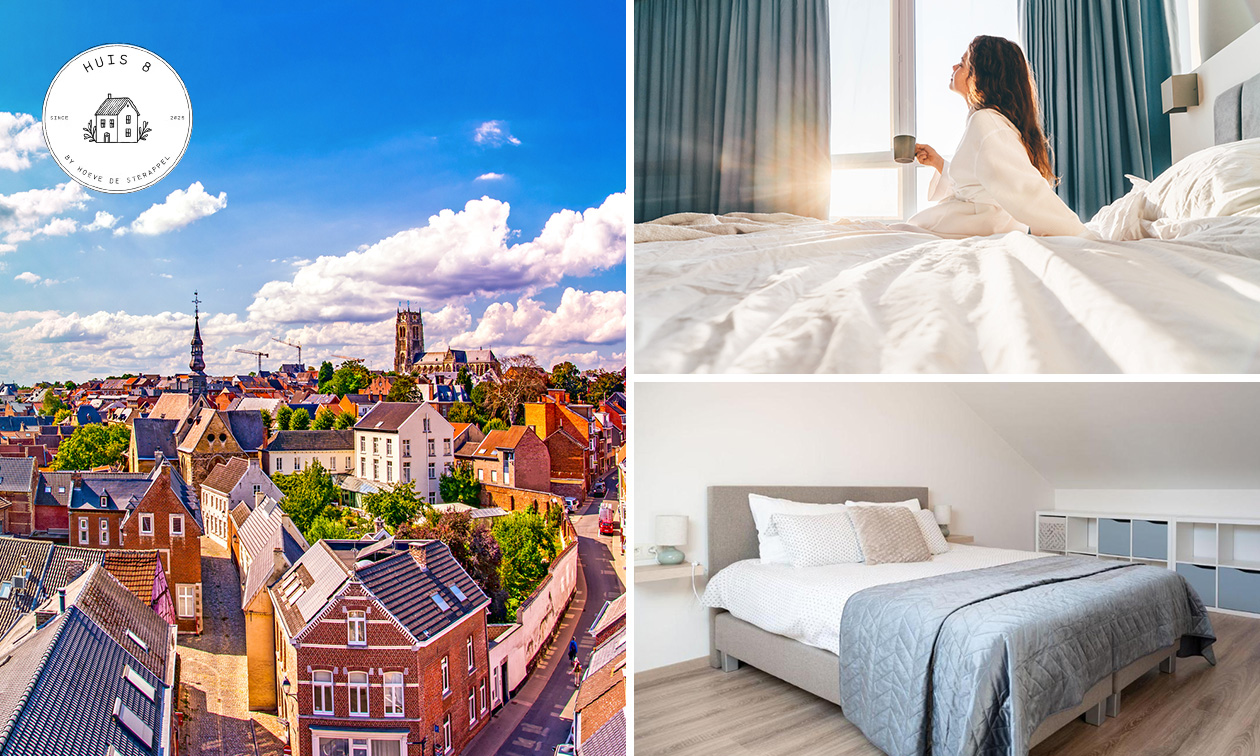 Übernachtung(en) für 2 oder 4 Pers. + Late Check-out + Flasche Sekt im Herzen von Haspengouw