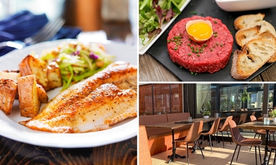 3-gangenlunch of -diner à la carte aan de kust bij Van Bunnen