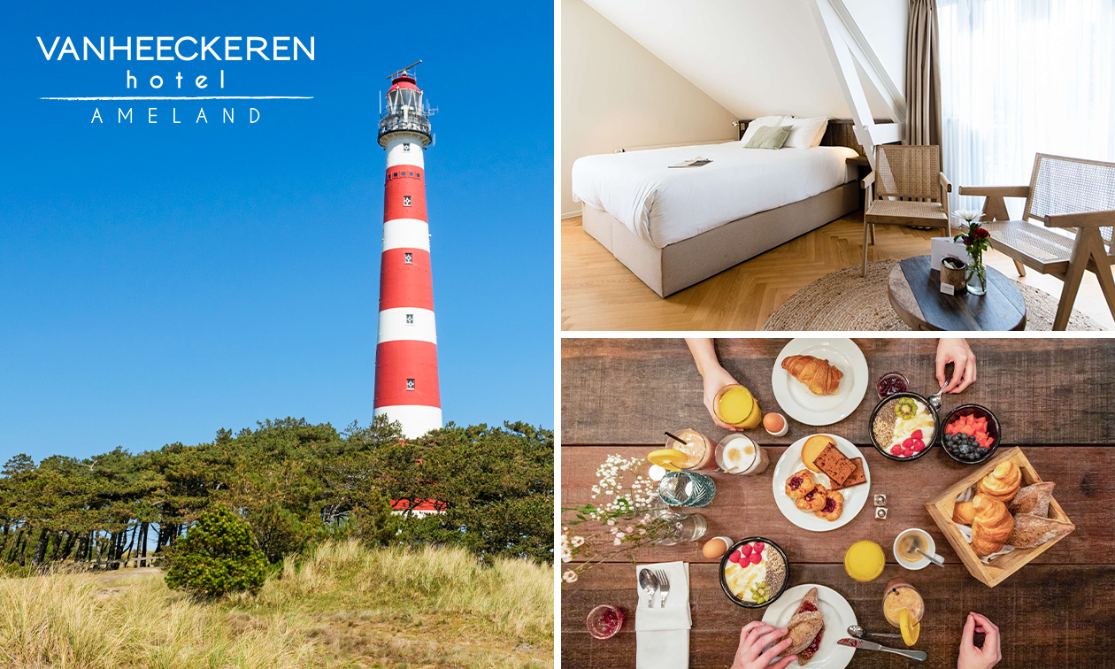 2 Übernachtungen + Frühstück + Dinner + Verkostung + mehr für 2 Personen auf Ameland