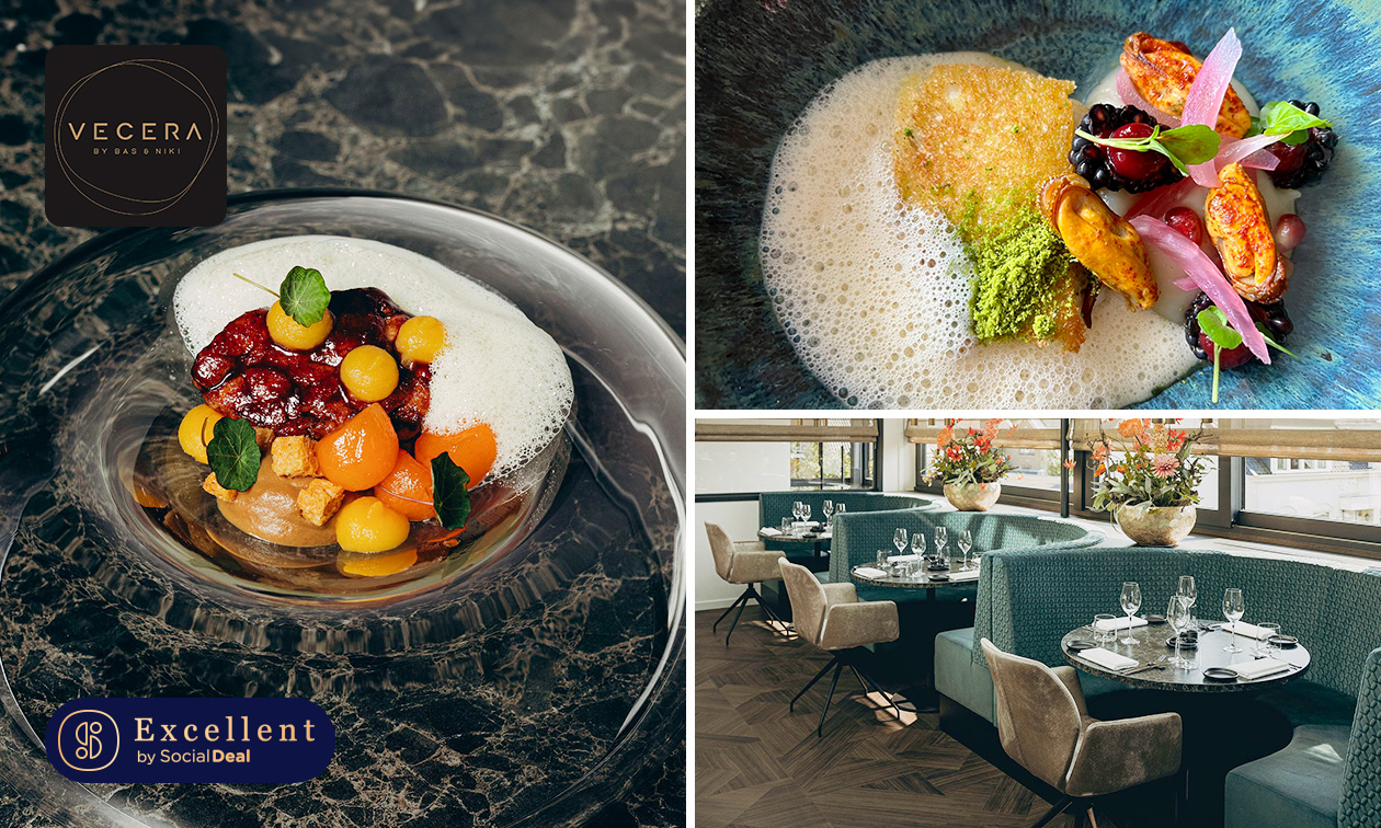 4-, 5- of 6-gangendiner van de chef bij Vecera By Bas & Niki