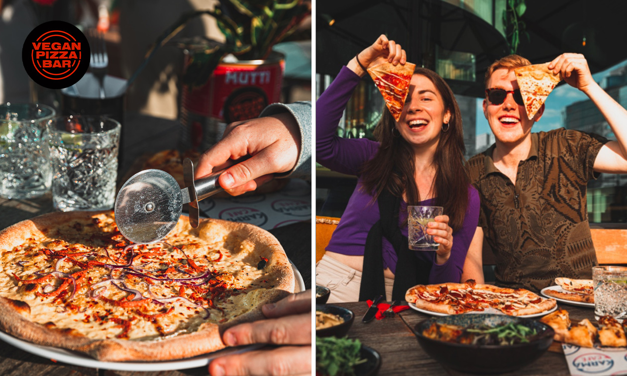 3-gangendiner à la carte bij Vegan Pizza Bar Rotterdam