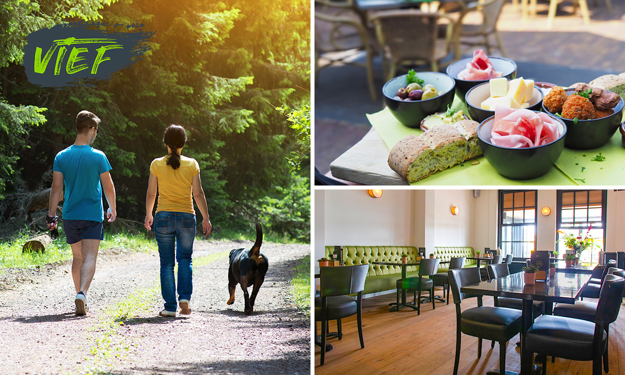 Wandelarrangement incl. warme drank, gebak en lunch bij Vief Wandelarrangement incl. warme drank, gebak en lunch bij Vief