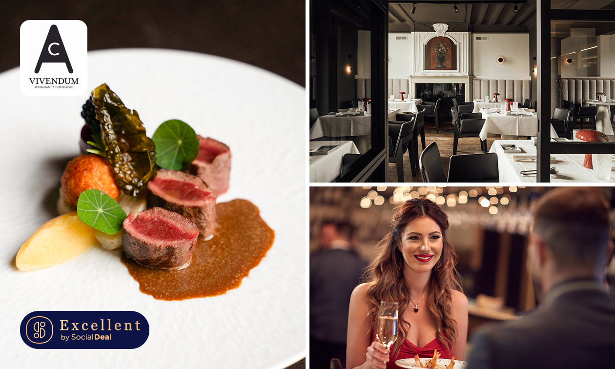 5-gangenlunch of -diner bij Michelinster-restaurant Vivendum