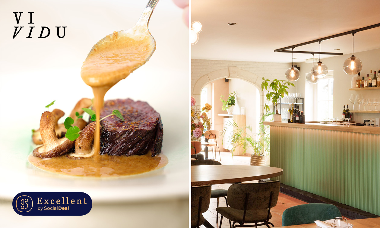 Italiaanse 2-, 3 of 4-gangenlunch of -diner bij Vividu