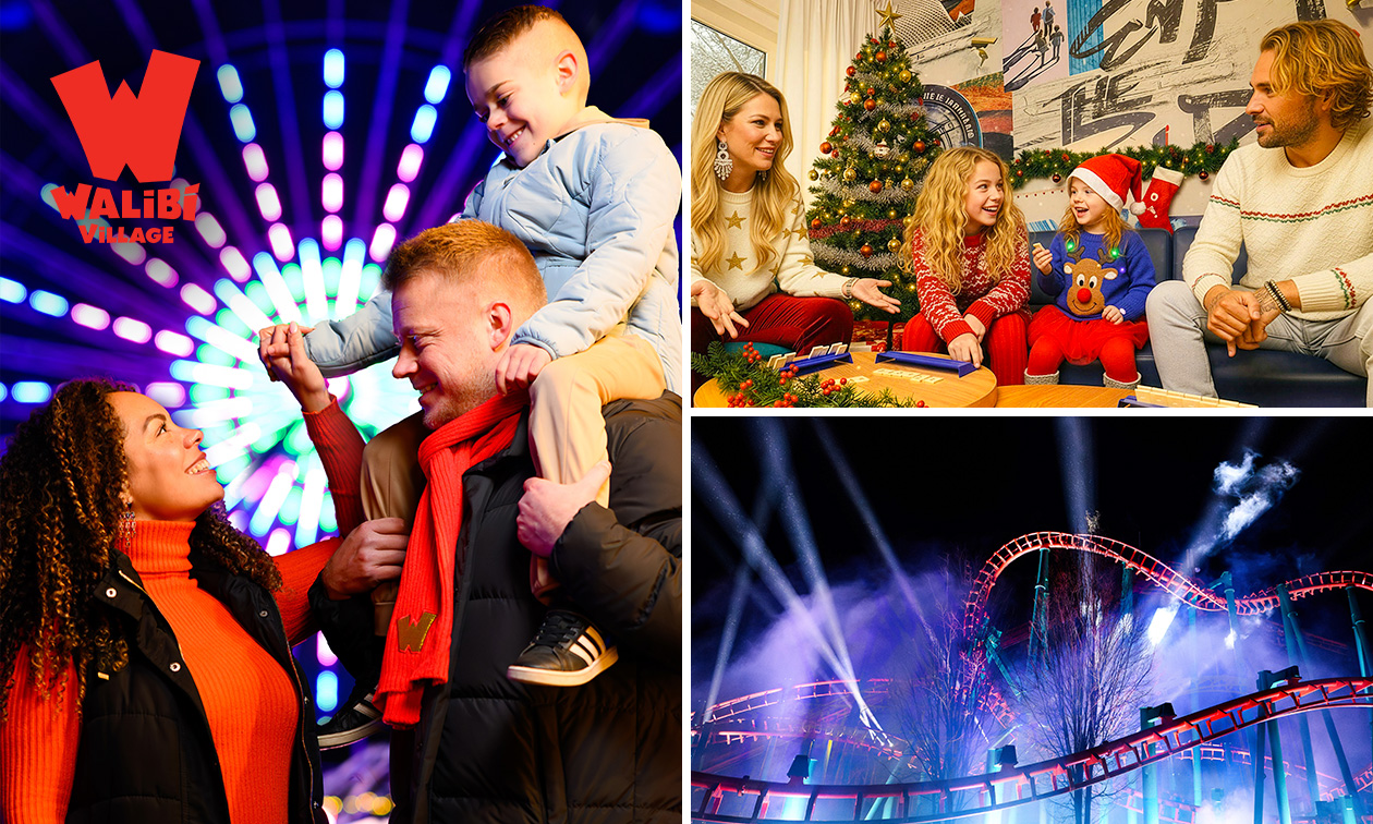 Übernachtung für 4 oder 8 Pers. im Walibi Village + Tickets für Bright Nights im Walibi Holland