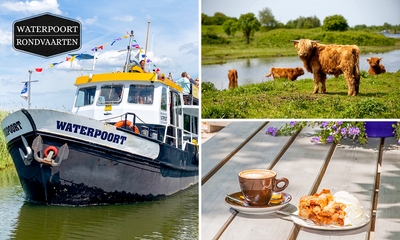 Rondvaart (1, 2 of 4,5 uur) + evt. koffie/thee en gebak of lunch