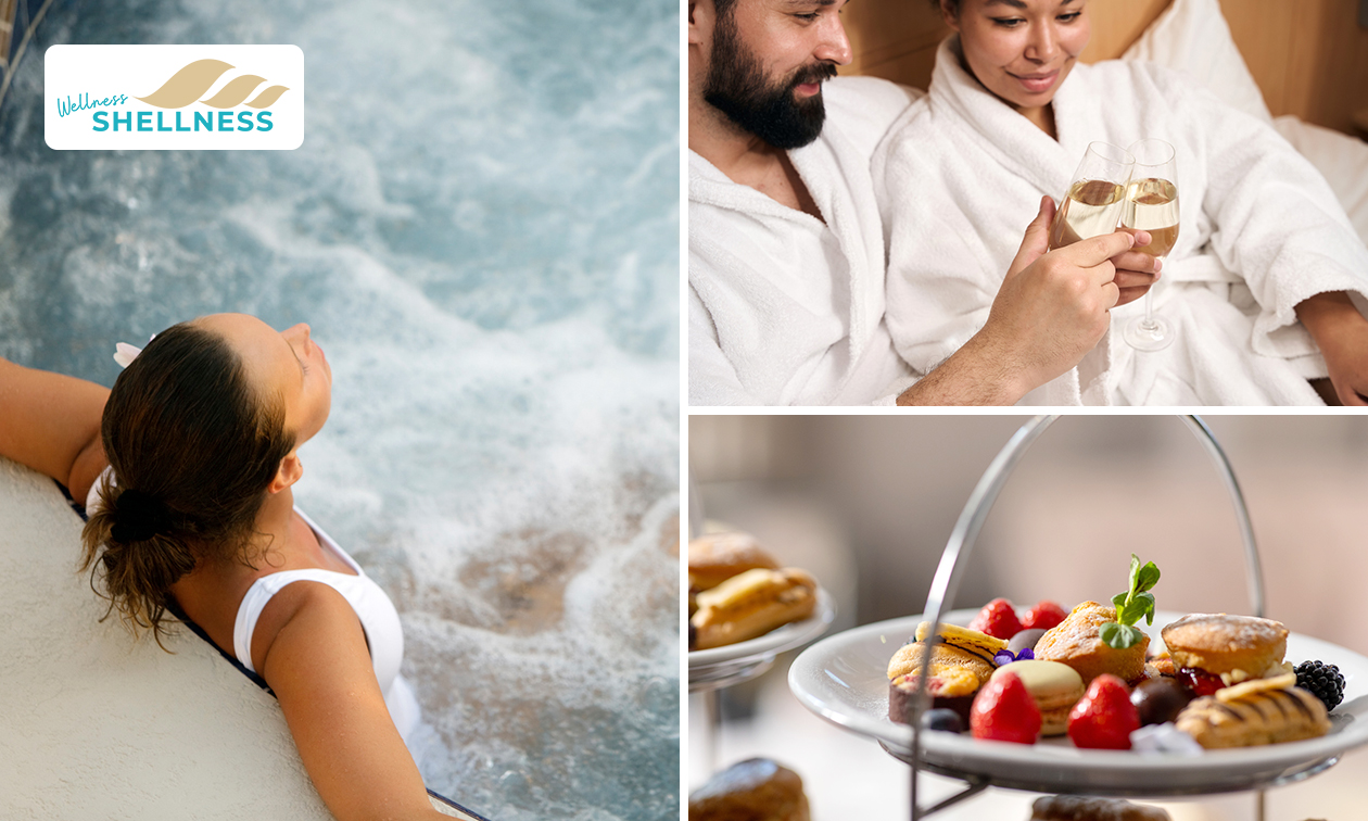 Privé-wellnessarrangement (2 uur) voor 2 + glas cava