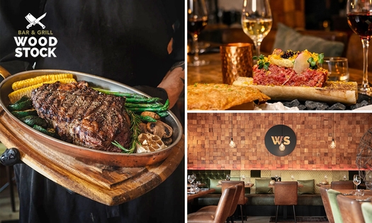 3- of 4-gangendiner van de chef + amuse bij Woodstock Bar & Grill