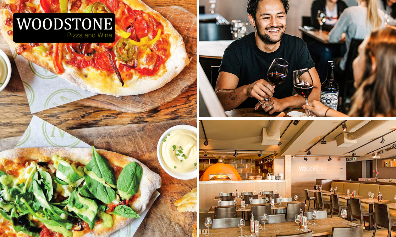 2-gangen keuzelunch bij WOODSTONE Pizza And Wine Haarlem