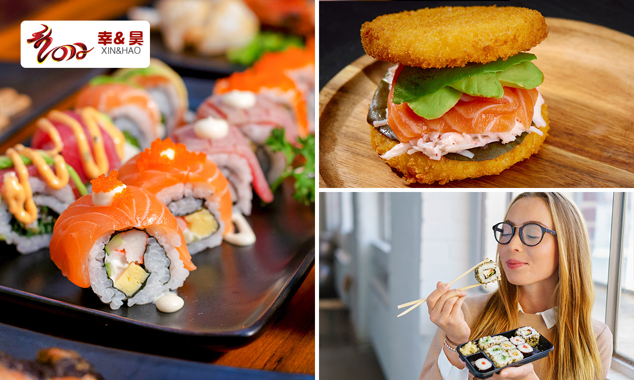 Sushibox (24 of 40 stuks) of poké bowl bij Xin&Hao