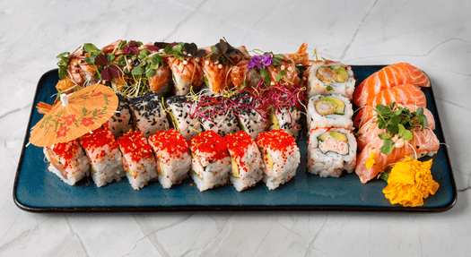 Sushimenu til frokost