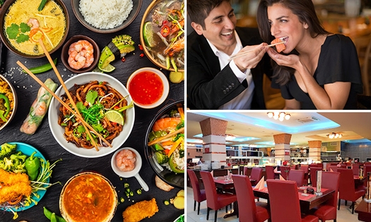 Chinesisches All-You-Can-Eat Abendbuffet bei Yummy Town