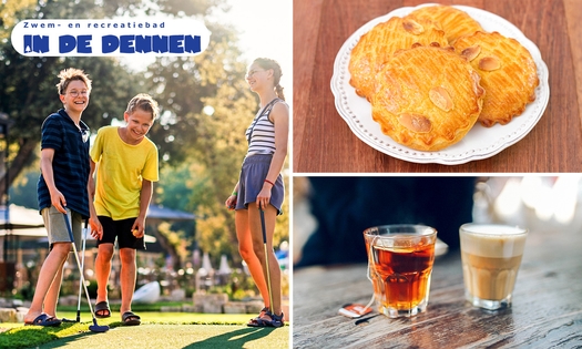 Minigolf + drank en koek of chips