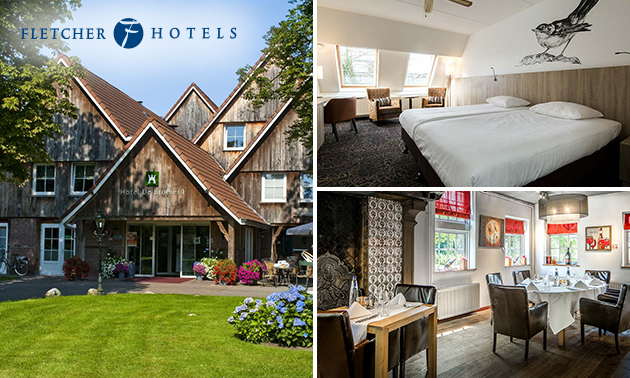 Übernachtung für 2 + opt. Frühstück und 3-Gänge-Menü bei Fletcher Hotels