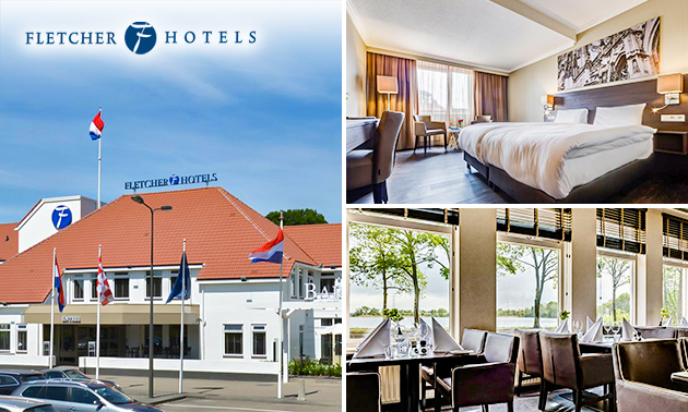 Übernachtung für 2 + opt. Frühstück und 3-Gänge-Menü bei Fletcher Hotels