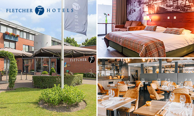 Übernachtung für 2 + opt. Frühstück und 3-Gänge-Menü bei Fletcher Hotels