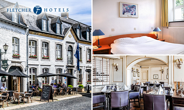 Nuit pour 2 + évtl. petit-déjeuner et dîner en 3 services au Fletcher Hotels