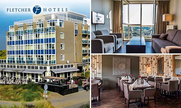 Overnachting voor 2 + evt. ontbijt en 3-gangendiner bij Fletcher Hotels